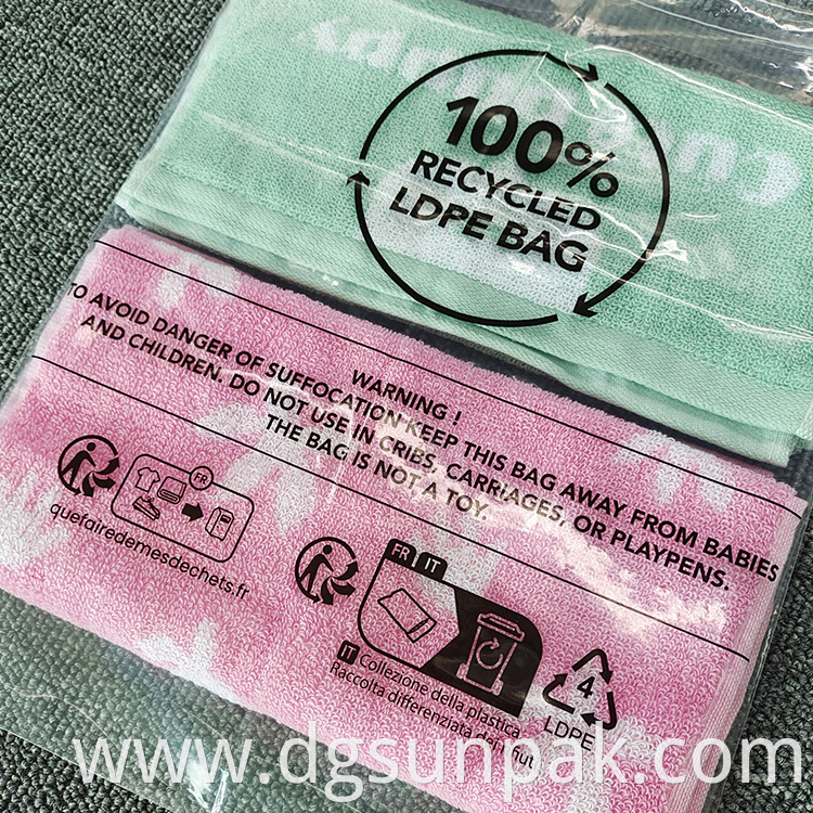 Pe Transparent Clear Plastic Flat Open Poly Bag Plastic Flat Bottom Bag Eco Friendly Self Adhesive Packing Swimwear Plastic Bags7